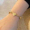 Casual Simple Style Flower Butterfly 304 Stainless Steel 18K Gold Plated Bracelets In Bulk