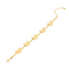 Casual Simple Style Flower Butterfly 304 Stainless Steel 18K Gold Plated Bracelets In Bulk