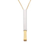 Wholesale Jewelry Casual Simple Style Geometric Customization Laser Engraving Stainless Steel Pendant Necklace