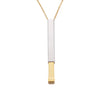 Wholesale Jewelry Casual Simple Style Geometric Customization Laser Engraving Stainless Steel Pendant Necklace