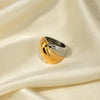 Casual Simple Style Geometric Stainless Steel Plating 18k Gold Plated Rings