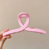 Casual Simple Style Heart Shape Bow Knot Arylic Alloy Hair Claws 1 Piece