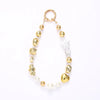Casual Simple Style Irregular Bow Knot Beaded Inlay Rhinestones Bag Pendant Mobile Phone Chain Keychain