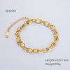 Casual Simple Style Solid Color 304 Stainless Steel Bracelets In Bulk