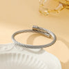 Casual Simple Style Solid Color Solid Color 304 Stainless Steel Braid Unisex Bangle