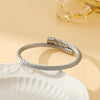 Casual Simple Style Solid Color Solid Color 304 Stainless Steel Braid Unisex Bangle