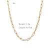 Casual Simple Style Solid Color Stainless Steel 18k Gold Plated Necklace