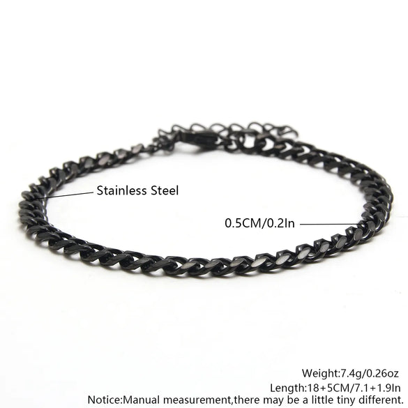 Casual Simple Style Solid Color 304 Stainless Steel Bracelets In Bulk