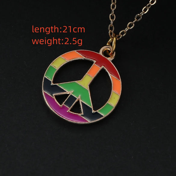 Casual Simple Style Symbol Alloy Hollow Out Women'S Pendant Necklace