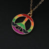 Casual Simple Style Symbol Alloy Hollow Out Women'S Pendant Necklace