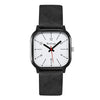 Casual Solid Color Buckle Quartz Men'S Watches