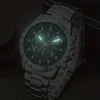 Casual Solid Color Buckle Quartz Men'S Watches