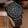 Casual Solid Color Buckle Quartz Men'S Watches