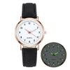 Casual Solid Color Buckle Quartz Women'S Watches