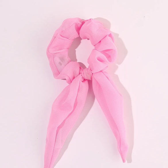 Casual Solid Color Cloth Hair Tie