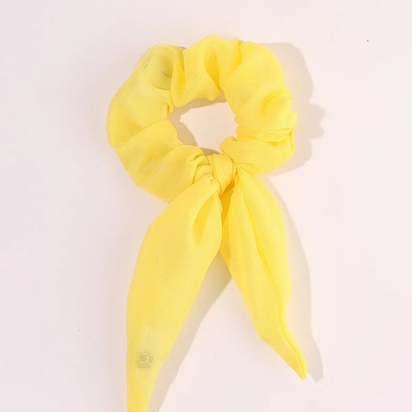 Casual Solid Color Cloth Hair Tie