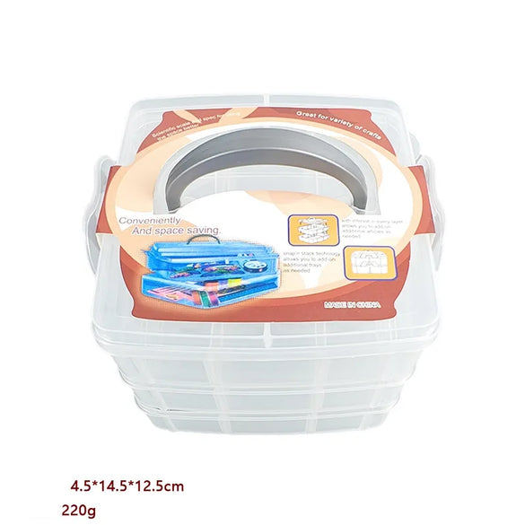 Casual Solid Color Plastic Bobbin Core Boxes