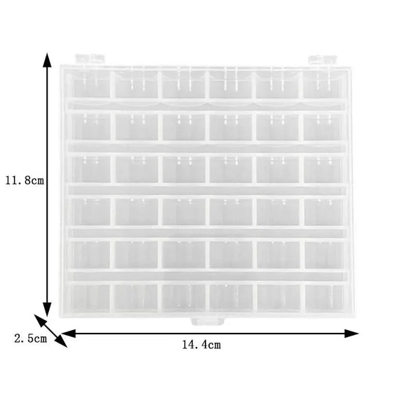 Casual Solid Color Plastic Bobbin Core Boxes