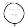 Casual Streetwear Heart Shape Glass Bead Women's Pendant Necklace