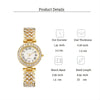 Casual Sweet Geometric Single Folding Buckle Quartz Women'S Watches
