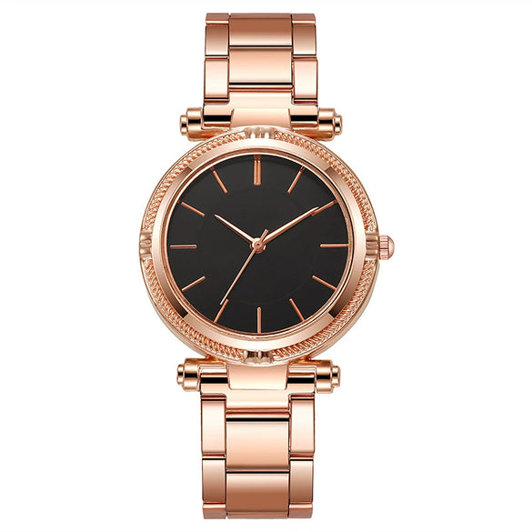 Casual Universal Quartz Watch With Alloy Case Iron Band And Round Dial