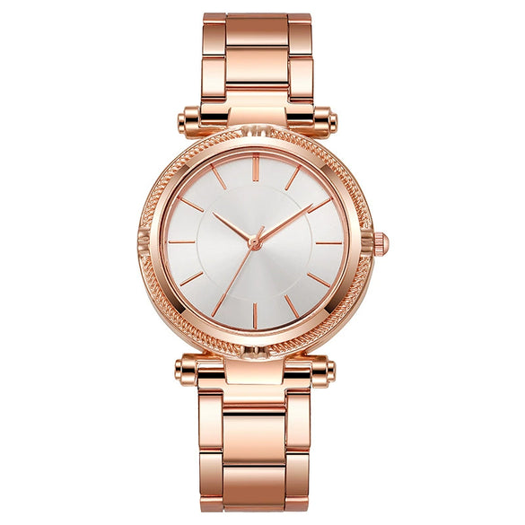Casual Universal Quartz Watch With Alloy Case Iron Band And Round Dial