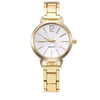 Casual Universal Quartz Watch With Plastic Case Iron Belt And Stainless Steel Buckle Round Dial