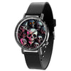 Casual Universal Quartz Watches With Alloy Case Silicone Strap And Stainless Steel Buckle For Halloween Gift