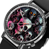 Casual Universal Quartz Watches With Alloy Case Silicone Strap And Stainless Steel Buckle For Halloween Gift