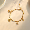 Casual Vacation Beach Tortoise Starfish Shell 304 Stainless Steel 14K Gold Plated  Bracelets In Bulk