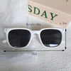 Casual Vacation Solid Color Pc Resin Square Full Frame Kids Sunglasses