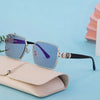 Casual Vacation Solid Color Pc Square Full Frame Women'S Sunglasses