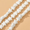 Ceramic Fivepointed Star Beads Handmade Jewelry Making Material With Baking Paint