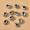 Ceramic Handpainted Little Daisy Flower Beads Jewelry Accessories For Diy Bracelet Necklace Earring