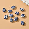 Ceramic Handpainted Little Daisy Flower Beads Jewelry Accessories For Diy Bracelet Necklace Earring