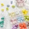 Ceramic Loose Beads Water Drop Pattern Environmentally Friendly For Diy Handmade Jewelry Bracelet Necklace Accessories