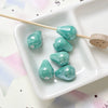 Ceramic Loose Beads Water Drop Pattern Environmentally Friendly For Diy Handmade Jewelry Bracelet Necklace Accessories