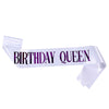 Ceremonial Belt Satin Bronzing Black Gold For Birthday Party