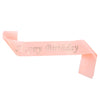 Ceremonial Belt Shoulder Strap With Green Silver Lettering And Bronzing Simple Fashion Style