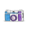 Charm Jewelry Silverplated Suitcase Camera Beaded Diy Accessories With Dripping Oil Design For Women