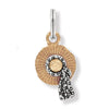 Cherry Pendant Stainless Steel Minimalist Style Electroplated 18K Gold Color Diy Small Pendant