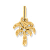 Cherry Pendant Stainless Steel Minimalist Style Electroplated 18K Gold Color Diy Small Pendant