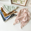 Chiffon Fabric Geometric Pattern Triangle Square Scarf Hair Wrap Hair Band Women's Accessories