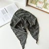 Chiffon Fabric Geometric Pattern Triangle Square Scarf Hair Wrap Hair Band Women's Accessories