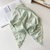 Chiffon Fabric Geometric Pattern Triangle Square Scarf Hair Wrap Hair Band Women's Accessories