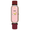Childish Casual Watch With Alloy Case Canvas Strap Oval Dial And Mineral Strengthened Glass Mirror