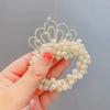 Children Pearl Handmade Crown Hair Band Hair Accessories