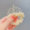 Children Pearl Handmade Crown Hair Band Hair Accessories