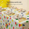 Children'S Birthday Disposable Tablecloth Rectangular Party Kindergarten Children'S Day Classroom Decoration Scene Tablecloth