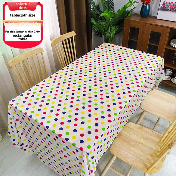 Children'S Birthday Disposable Tablecloth Rectangular Party Kindergarten Children'S Day Classroom Decoration Scene Tablecloth